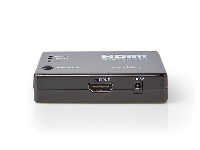 Převodník HDMI/3x HDMI NEDIS VSWI3453BK