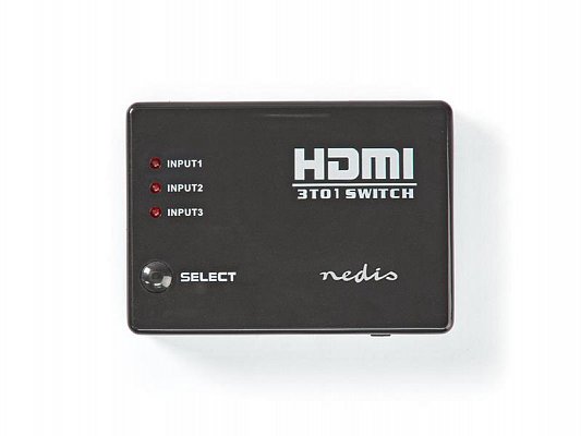 Převodník HDMI - 3x HDMI NEDIS VSWI3453BK
