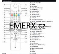 Finlux RC4800 19FLZR905LVD originální dálkový ovladač