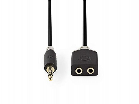 Kabel NEDIS JACK 3.5 konektor/JACK 3.5 konektor 0.2m