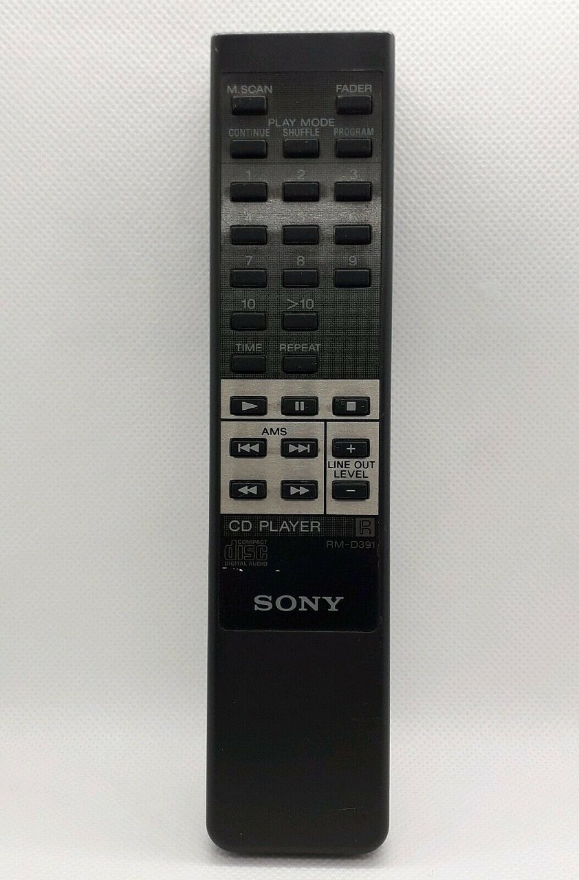 Sony RM-D391 náhradní dálkový ovladač jiného vzhledu