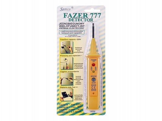 Zkoušečka Fazer 777 detektor