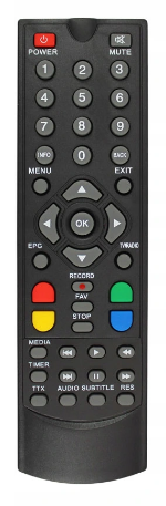 Cabletech URZ0194 náhradní dálkový ovladač ovladač stejného vzhledu