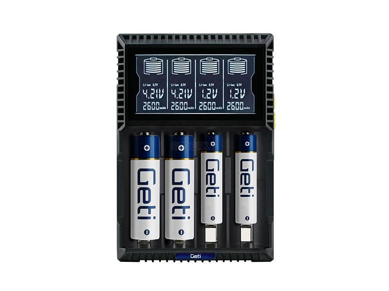 Nabíječka baterií Geti GDC4U Li-Ion LiFePO4 NiCd NiMH
