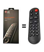 LG 65NANO79 náhradní dálkový ovladač pro seniory.