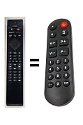 Philips 55OLED855 náhradní dálkový ovladač pro seniory.