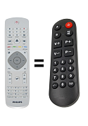 Philips 24PFS5535 náhradní dálkový ovladač pro seniory.