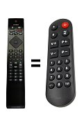 Philips 75PUS8505 náhradní dálkový ovladač pro seniory.