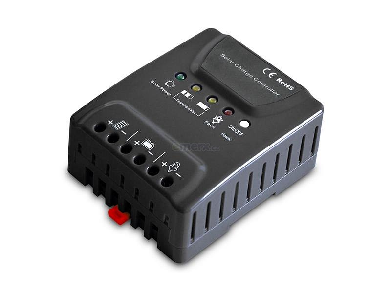Solární regulátor PWM GETI GSR020 12-24V/20A