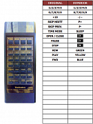 Technics EUR64796 náhradní dálkový ovladač jiného vzhledu