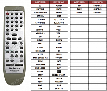 Technics EUR7702270 náhradní dálkový ovladač jiného vzhledu