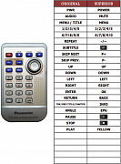 Panasonic CX-DV700 náhradní dálkový ovladač jiného vzhledu