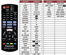 Panasonic DMP-BDT174 náhradní dálkový ovladač jiného vzhledu