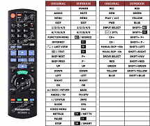 Panasonic DMR-BST760 náhradní dálkový ovladač jiného vzhledu