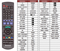 Panasonic DMR-BWT700EC náhradní dálkový ovladač jiného vzhledu