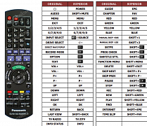 Panasonic DMR-HW220 náhradní dálkový ovladač jiného vzhledu