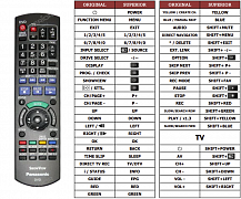 Panasonic DMRE-H675 náhradní dálkový ovladač jiného vzhledu