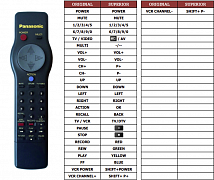 Panasonic EUR501200 náhradní dálkový ovladač jiného vzhledu