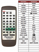 Panasonic N2QAGB000007 náhradní dálkový ovladač jiného vzhledu