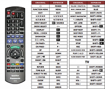 Panasonic N2QAYB000271 náhradní dálkový ovladač jiného vzhledu