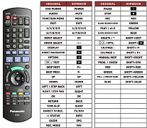 Panasonic N2QAYB000293 náhradní dálkový ovladač jiného vzhledu