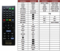 Sony BDP-S186 náhradní dálkový ovladač jiného vzhledu