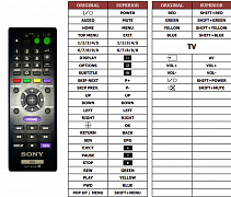 Sony BDP-S383 náhradní dálkový ovladač jiného vzhledu