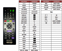 Sony BDP-S4100 náhradní dálkový ovladač jiného vzhledu