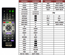 Sony BDP-S4100B náhradní dálkový ovladač jiného vzhledu