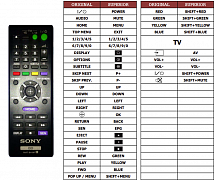 Sony BDP-S5100 náhradní dálkový ovladač jiného vzhledu