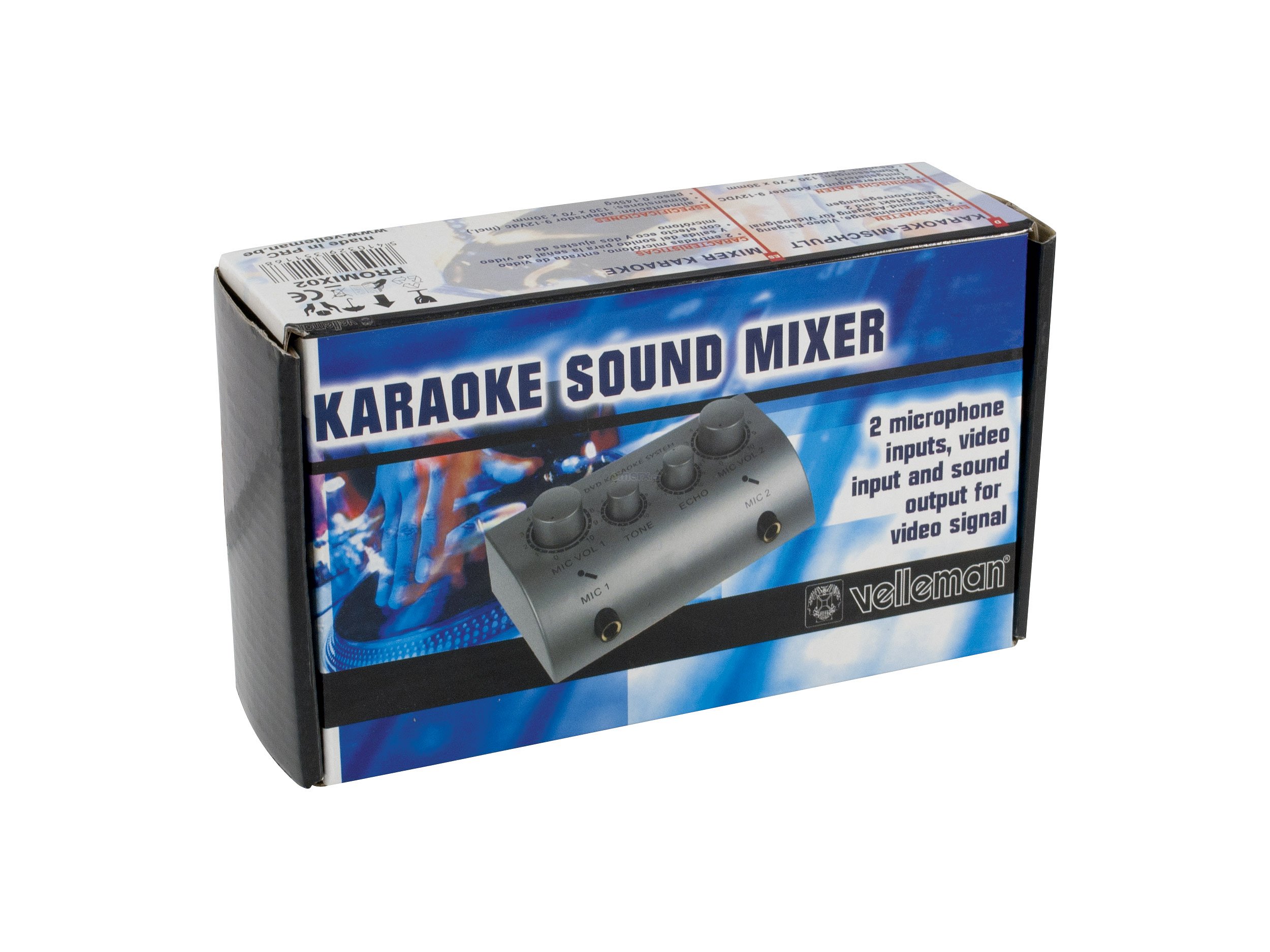 Karaoke pro 2 mikrofony PROMIX02 (PROMIX02)