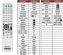 Sony DAV-DZ200E náhradní dálkový ovladač jiného vzhledu