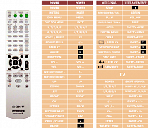 Sony DAV-DZ30  náhradní dálkový ovladač jiného vzhledu