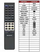 Sony RM-D690, DTC-690, DAT-690 náhradní dálkový ovladač jiného vzhledu