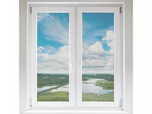 Síť proti hmyzu na okno ORION 130x150 cm bílá 2ks