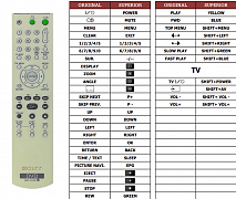 Sony DVP-NS36 náhradní dálkový ovladač jiného vzhledu