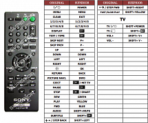 Sony DVP-SR360 náhradní dálkový ovladač jiného vzhledu