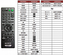 Sony DVP-SR760H náhradní dálkový ovladač jiného vzhledu