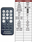 Sony ICF-DS11IP náhradní dálkový ovladač jiného vzhledu