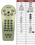 Philips 14AA3324YOURTV náhradní dálkový ovladač jiného vzhledu