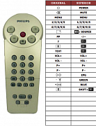 Philips 14C925-23-2 náhradní dálkový ovladač jiného vzhledu