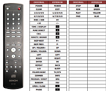 Denon DCD710AE náhradní dálkový ovladač jiného vzhledu