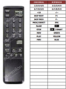 Denon RC-226 náhradní dálkový ovladač jiného vzhledu