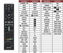 Pioneer BCS-FS515 náhradní dálkový ovladač jiného vzhledu