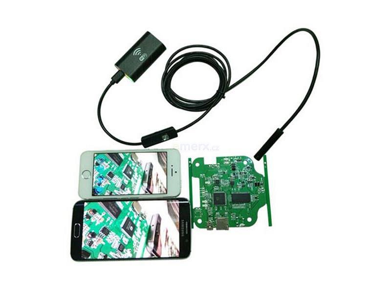 Kamera endoskopická Wi-Fi pro iOS, Android, PC