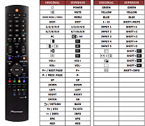 Pioneer PDP428XD náhradní dálkový ovladač jiného vzhledu