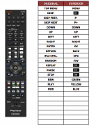 Pioneer VSX-1019AH(iPod) náhradní dálkový ovladač jiného vzhledu