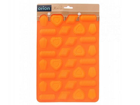 Forma na pečení ORION Pracny 32 mix silikon oranžová