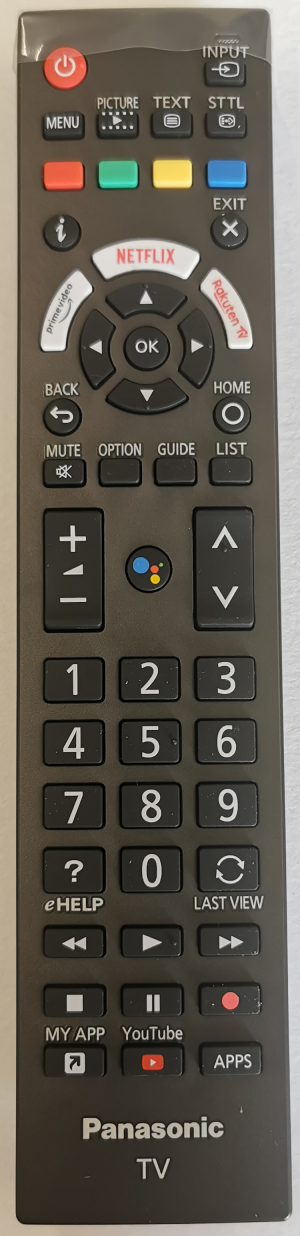 Original Panasonic TV Remote Control N2QBYA000060 / R3PA265 - New, Genuine