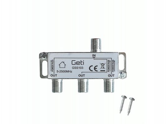 Anténní rozbočovač GETI GSS103 3 výstupy